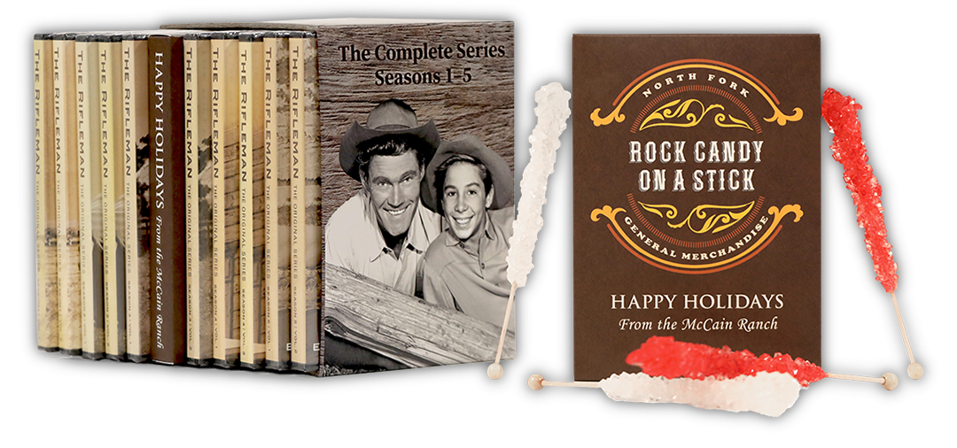 The Rifleman 2022 Holiday DVD Set and Rock Candy